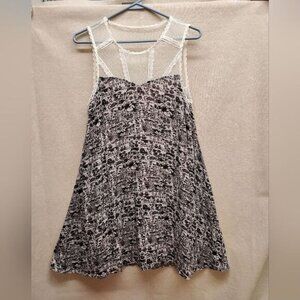 c'isa Black and White Mini Dress in size M